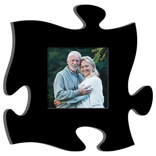 p. graham dunn Puzzle Pieces Artwork Photo Frame - Black