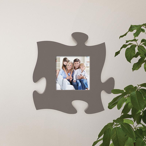 P. Graham Dunn Puzzle Pieces Artwork Photo Frame - Dark Grey