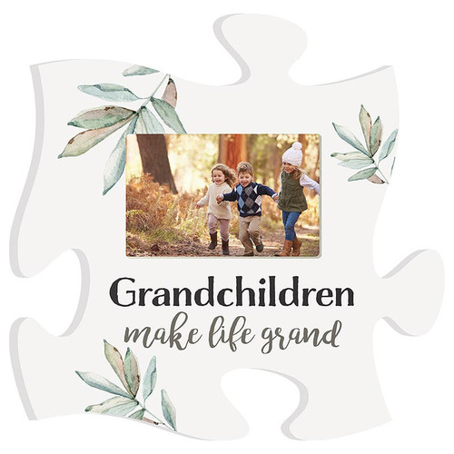 p. graham dunn Puzzle Pieces Artwork Photo Frame - Grandchildren