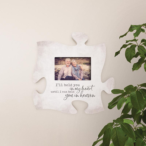 P. Graham Dunn Puzzle Pieces Artwork Photo Frame - I'Ll Hold You