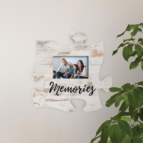 P. Graham Dunn Puzzle Pieces Artwork Photo Frame - Memories