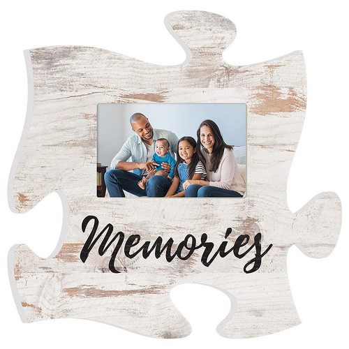 p. graham dunn Puzzle Pieces Artwork Photo Frame - Memories