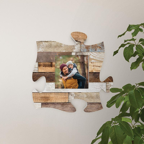 P. Graham Dunn Puzzle Pieces Artwork Photo Frame - Multi-Colored