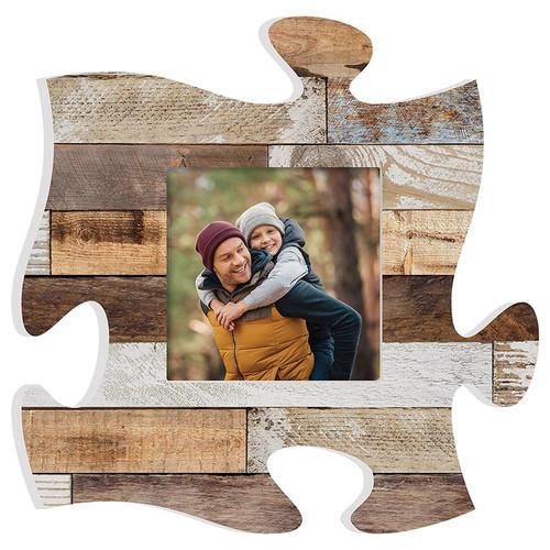 p. graham dunn Puzzle Pieces Artwork Photo Frame - Multi-Colored
