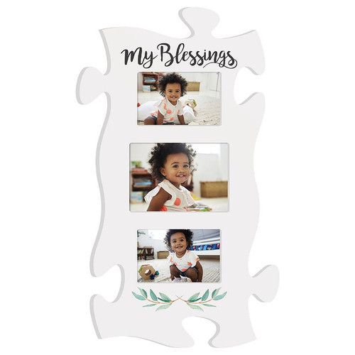 p. graham dunn Puzzle Pieces Artwork Photo Frame - My Blessings Collage