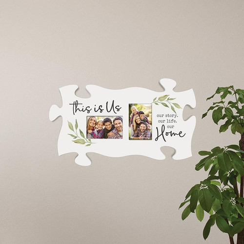 P. Graham Dunn Puzzle Pieces Artwork Photo Frame - This Is Us Collage