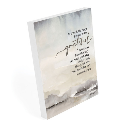 P. Graham Dunn Ron Tranmer Easel Block - As I Walk Through