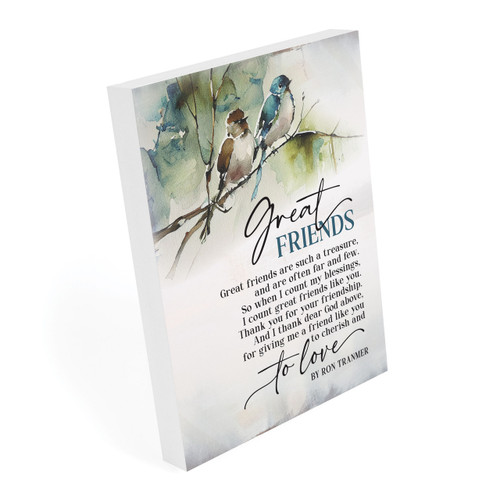 P. Graham Dunn Ron Tranmer Easel Block - Great Friends