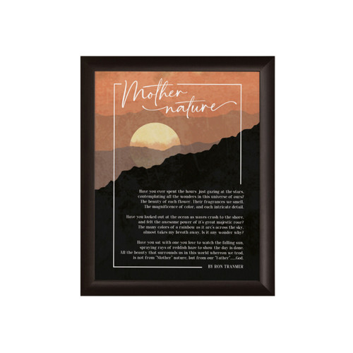 P. Graham Dunn Ron Tranmer Framed Art - Mother Nature - XL