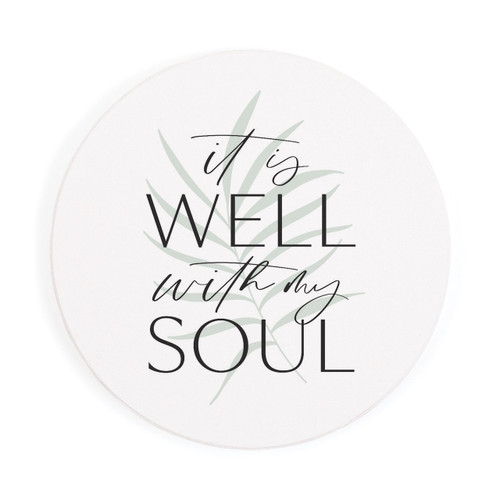 P. Graham Dunn Round Coaster - It Is Well With My Soul