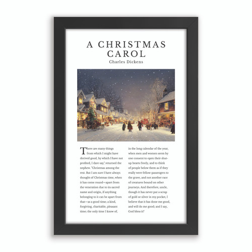 P. Graham Dunn Scripture Christmas Book Art - A Christmas Carol