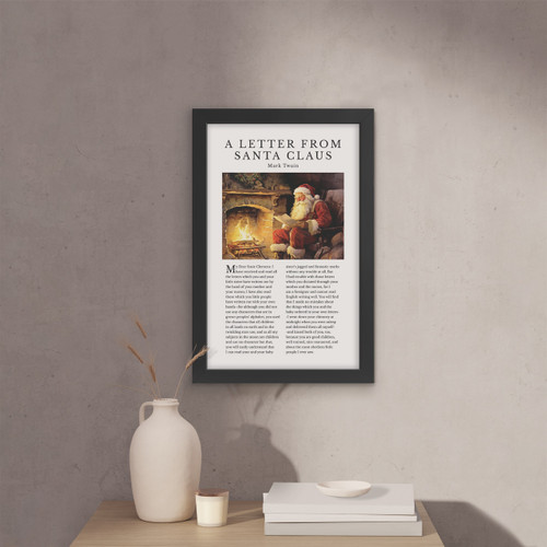 p. graham dunn Scripture Christmas Book Art - A Letter From Santa