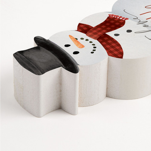 p. graham dunn Small Christmas Shape Sign - I Love You