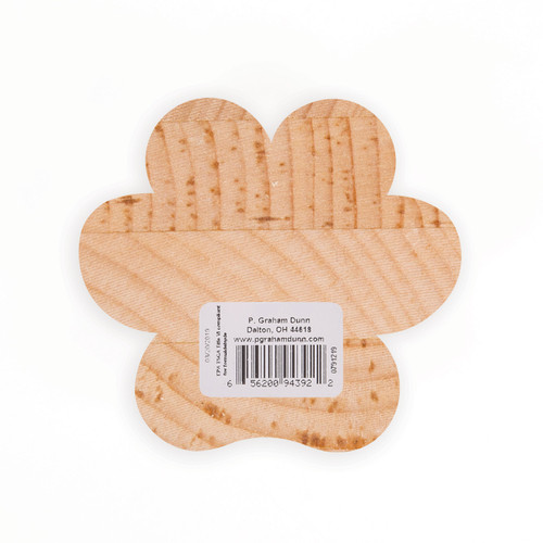 P. Graham Dunn Small Christmas Shape Sign - We Woof You