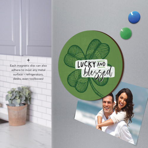 P. Graham Dunn Switcheroos Magnetic Swappable Discs - Lucky And Blessed