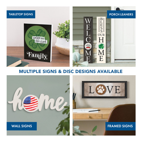 P. Graham Dunn Switcheroos Magnetic Swappable Discs - Lucky And Blessed