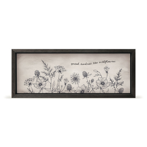 P. Graham Dunn Tea & Ink Framed Linen Art - Great Kindness