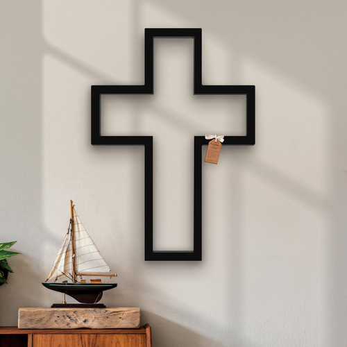 p. graham dunn The Open Cross Collection - Black Open Cross - 34"H