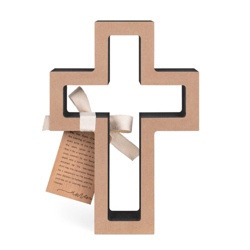 P. Graham Dunn The Open Cross Collection - Black Open Cross - 8"H