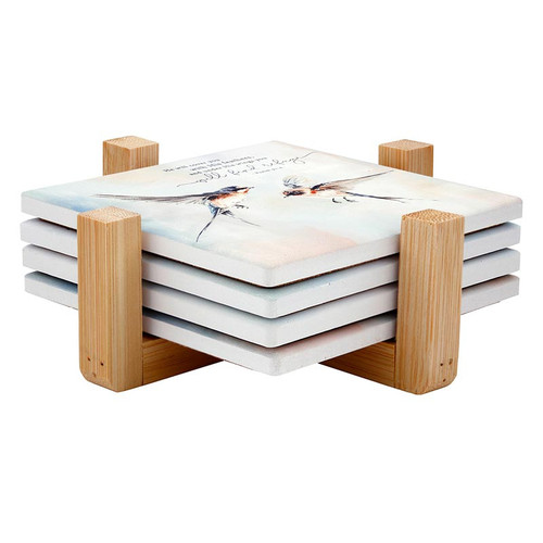 P. Graham Dunn Under His Wing Collection Coaster - 4/pk