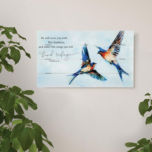 p. graham dunn Under His Wing Collection Pallet Sign p. graham dunn Under His Wing Collection Pallet Sign