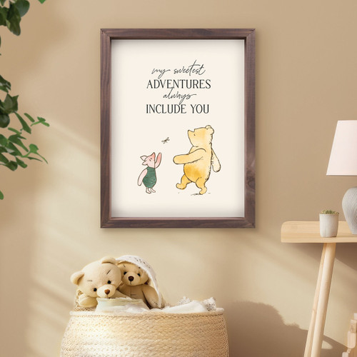 p. graham dunn Winnie The Pooh Collection Framed Art - My Sweetest