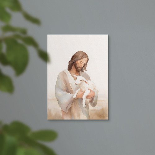 p. graham dunn Wonderous Watercolors Collection Canvas - Jesus & Lamb p. graham dunn Wonderous Watercolors Collection Canvas - Jesus & Lamb