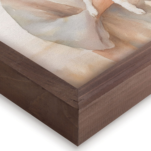 P. Graham Dunn Wonderous Watercolors Collection Framed Linen Art - Jesus & Lamb