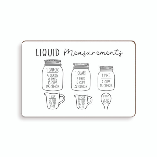 P. Graham Dunn Wood Magnet - Liquid Measurement Horizontal