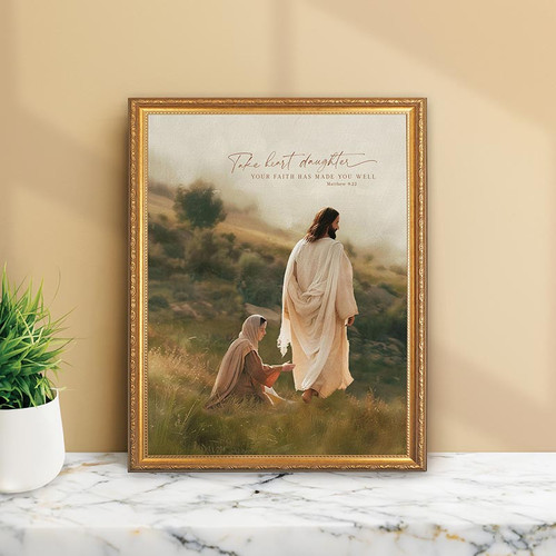 P. Graham Dunn You Are Whole Collection Gold Frame Linen