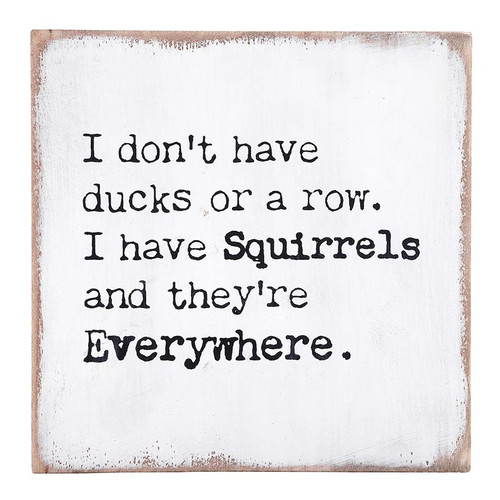 P. Graham Dunn You're My Type Collection Word Block - I Don't Have Ducks