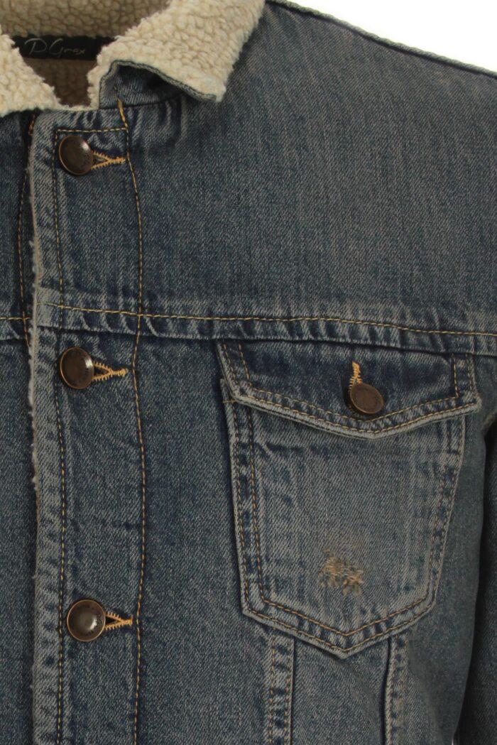 p. Grax Actor AR30 Fur Denim Jacket