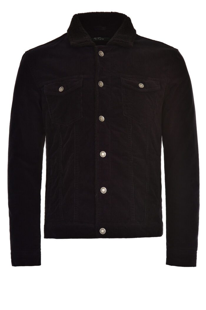 p. grax Actor V1BLK Fur Denim Jacket