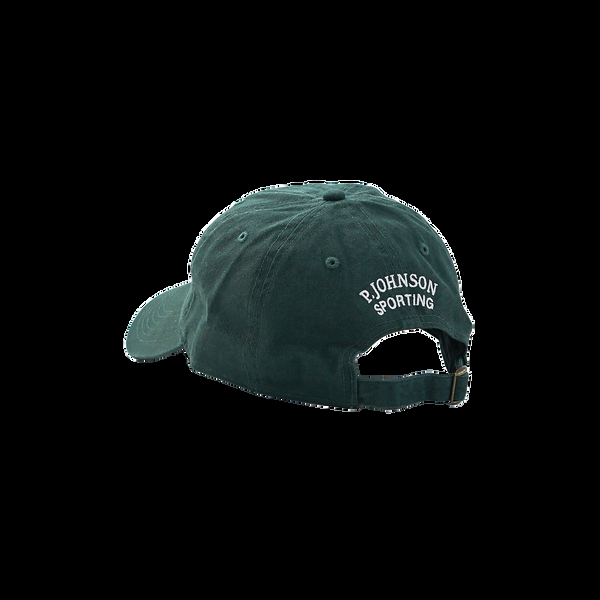 P. Johnson Dartmouth Green Dad Cap With Sporting Logo