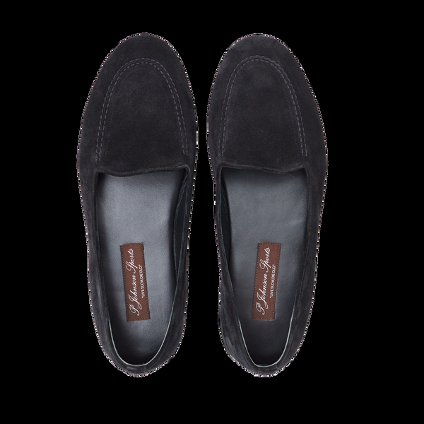 P. Johnson Alfresco Loafer - Black Suede