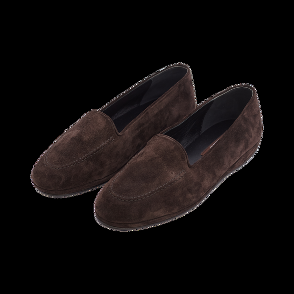 P. Johnson Alfresco Loafer - Dark Chocolate Suede