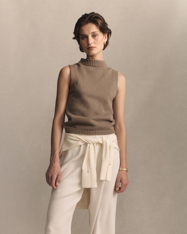 p. johnson Annie Top - Taupe