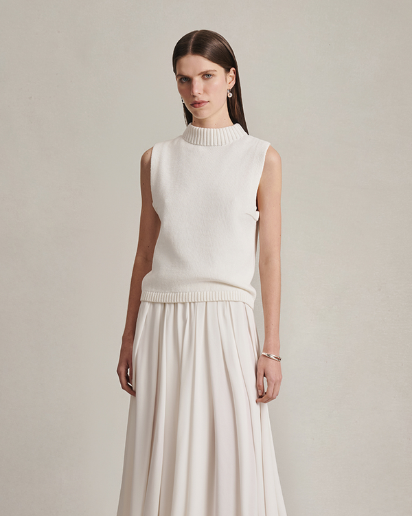 p. johnson Annie Top - White