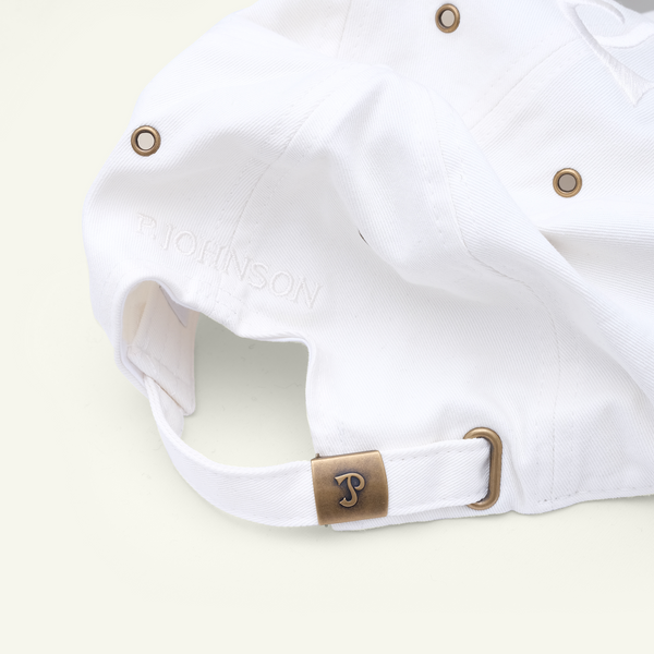 P. Johnson Antique White Team Cap
