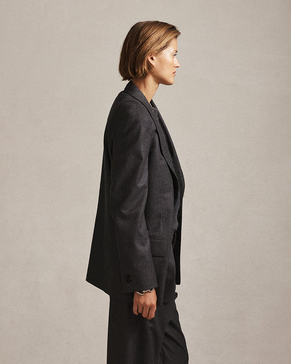 P. Johnson Ava Blazer - Dark Grey