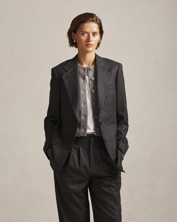 p. johnson Ava Blazer - Dark Grey