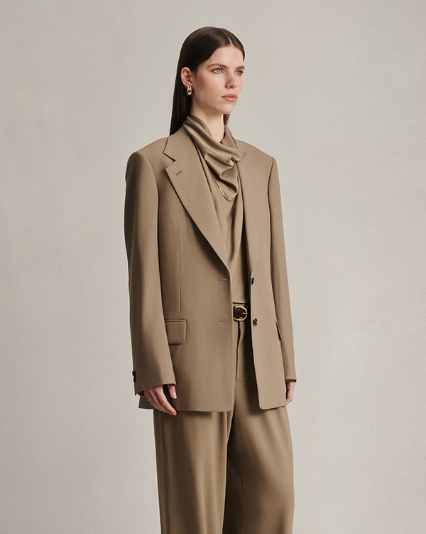 P. Johnson Ava Blazer - Taupe