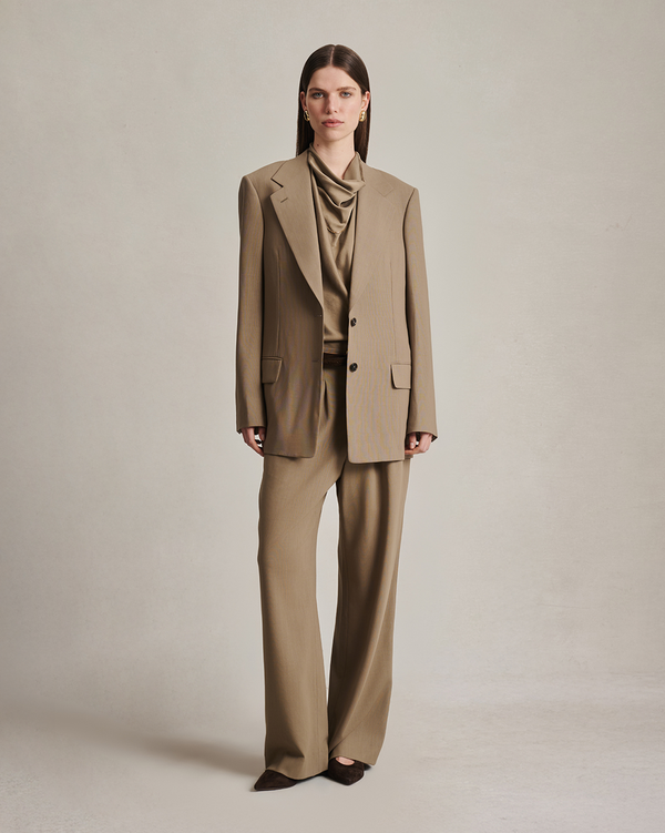 P. Johnson Ava Blazer - Taupe