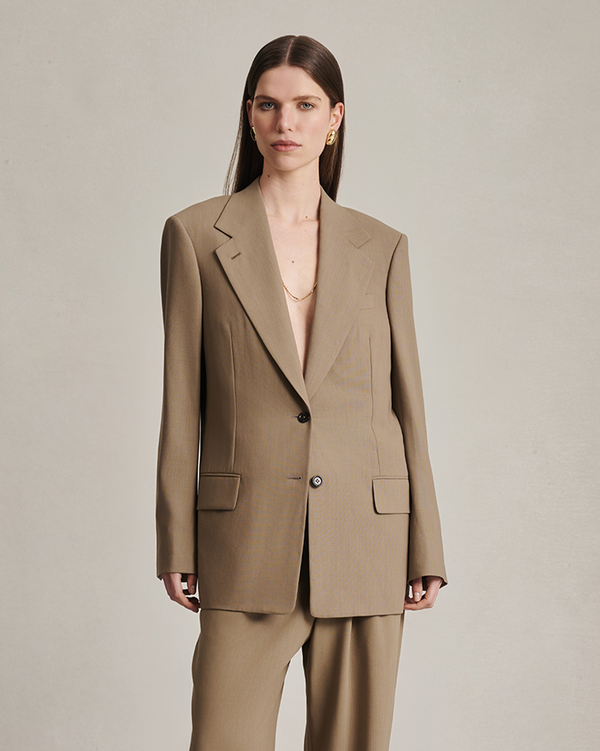p. johnson Ava Blazer - Taupe