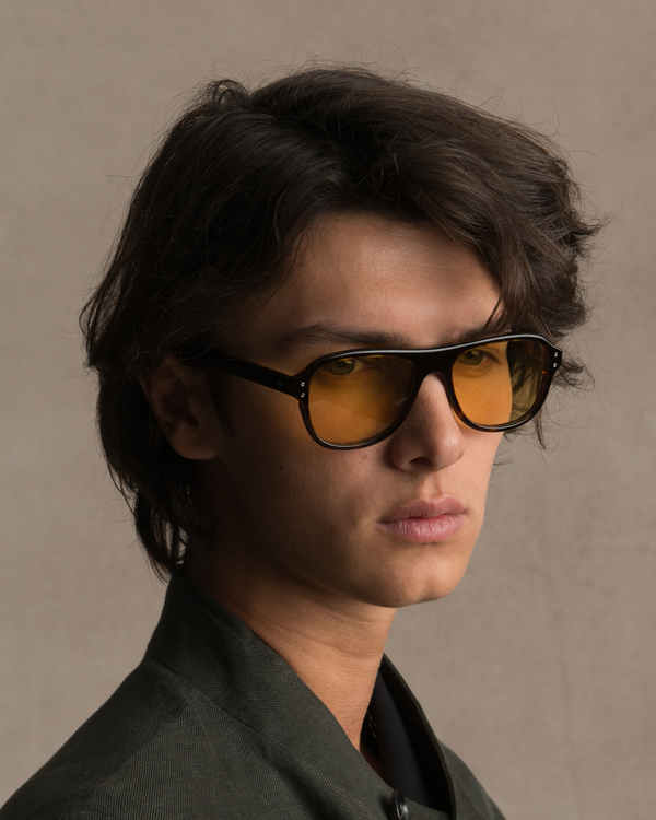 P. Johnson Avedon Dark Havana Sunglasses