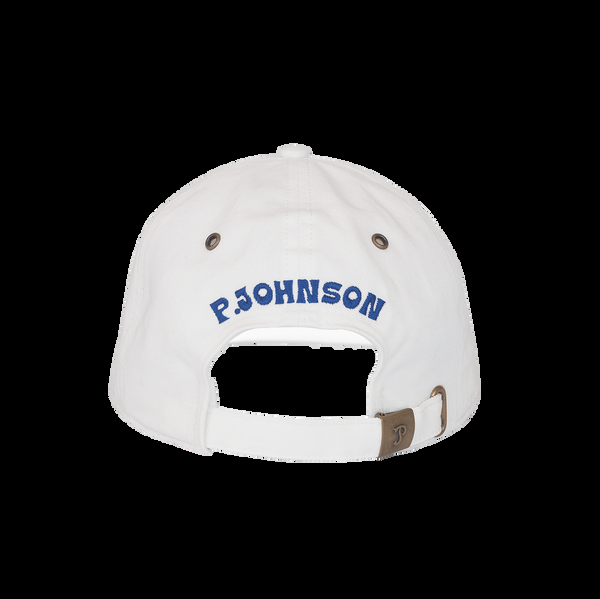 P. Johnson Badge Cap - White