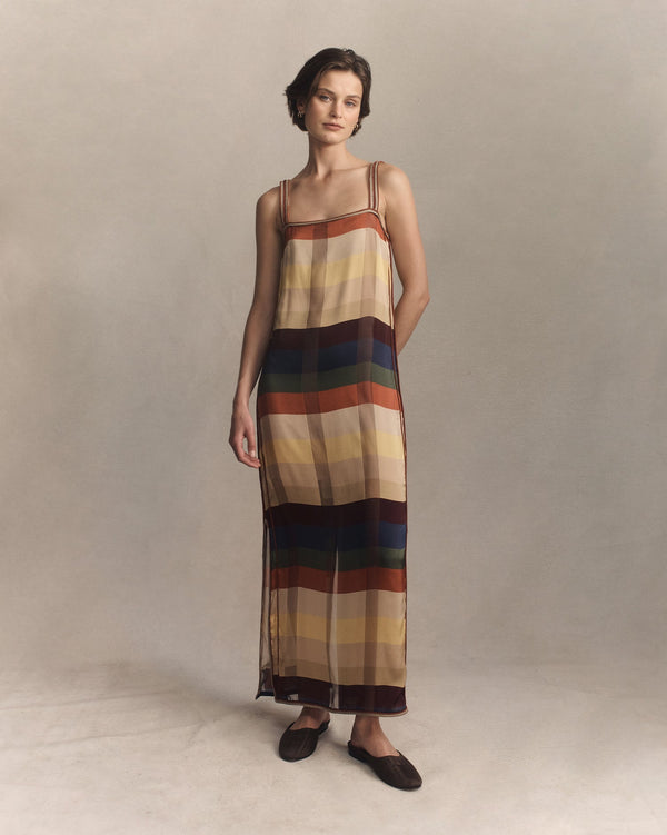 p. johnson Bebé Maxi Dress - Venetian Stripe