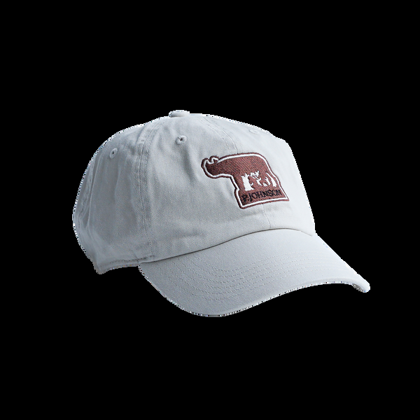 p. johnson Beige Dad Cap with Romulus & Remus Patch
