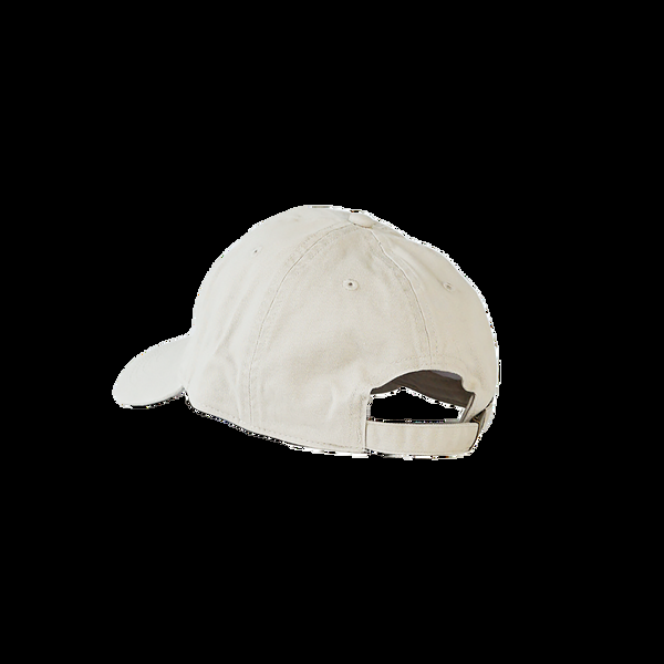 P. Johnson Beige Dad Cap With Wine Sporting Logo
