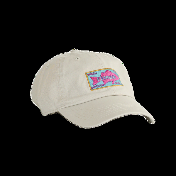 p. johnson Beige Fish Dad Cap